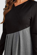 Robe Maxi Élégante à Manches Longues