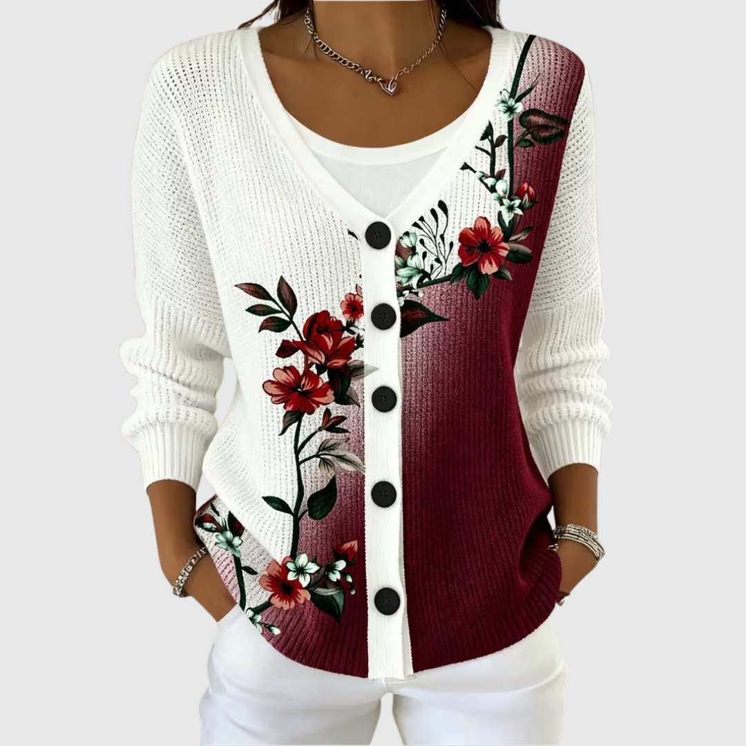 Clotilde — Cardigan en Maille Confortable Boutonné