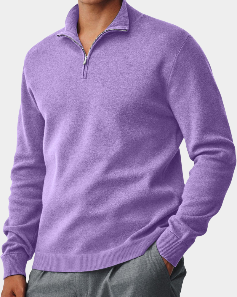 Corbin | Collar Zip Comfort Jumper