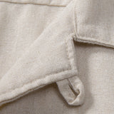Ensemble — chemise cubaine en lin à poches & short en lin à cordon