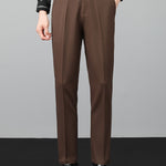 Ensemble Capucine — polo zippé en maille contrastante & pantalon fuselé coupe slim