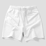 Ensemble — polo en coton contrastant coupe décontractée & short en coton à cordon