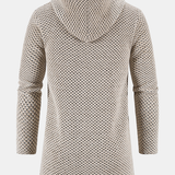 Ensemble — pull à capuche texturé long & pantalon cargo de jogging chino