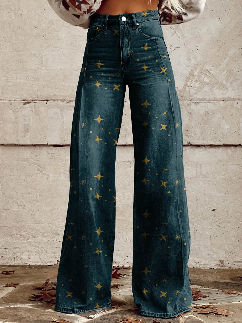 Anaïs — Pantalon Motif Libre
