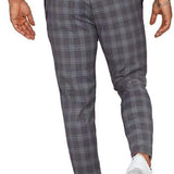 PLAID SLIM CHINO FOR MEN