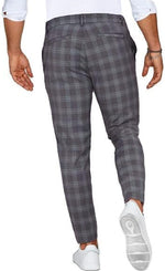 PLAID SLIM CHINO FOR MEN