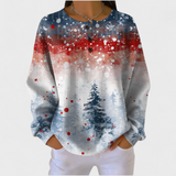 Pull Gaufré Paysage d'Hiver Enneigé