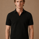 Men's Luxury Knit Polo Shirt – Soft Textured Summer | Areleon