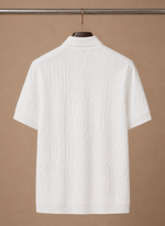 Men's Luxury Knit Polo Shirt – Soft Textured Summer | Areleon