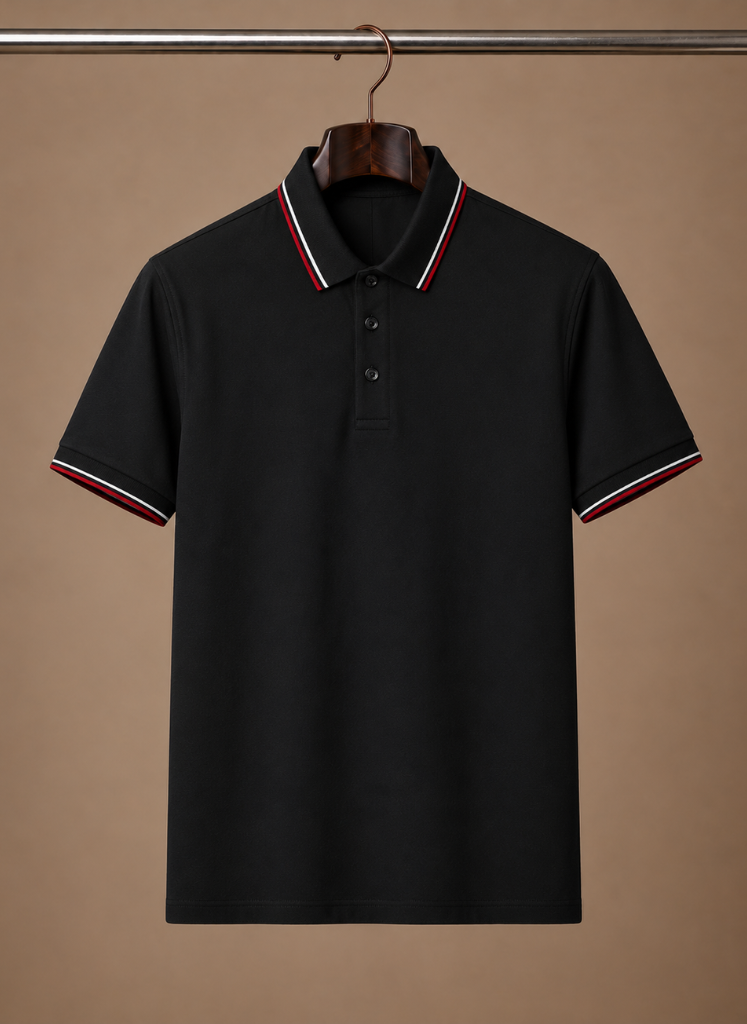 Men's Classic Tipped Polo Shirt – Smart Casual Cotton | Areleon