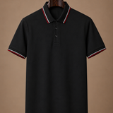 Men's Classic Tipped Polo Shirt – Smart Casual Cotton | Areleon