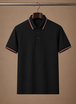 Men's Classic Tipped Polo Shirt – Smart Casual Cotton | Areleon