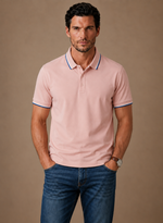 Men's Classic Tipped Polo Shirt – Smart Casual Cotton | Areleon