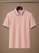 Men's Classic Tipped Polo Shirt – Smart Casual Cotton | Areleon