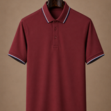 Men's Classic Tipped Polo Shirt – Smart Casual Cotton | Areleon