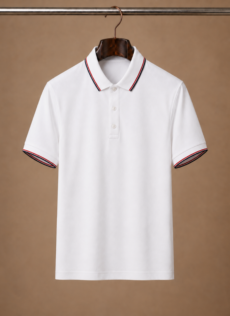Men's Classic Tipped Polo Shirt – Smart Casual Cotton | Areleon