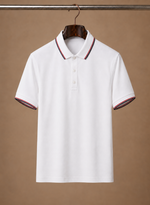 Men's Classic Tipped Polo Shirt – Smart Casual Cotton | Areleon