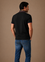 Men's Classic Tipped Polo Shirt – Smart Casual Cotton | Areleon