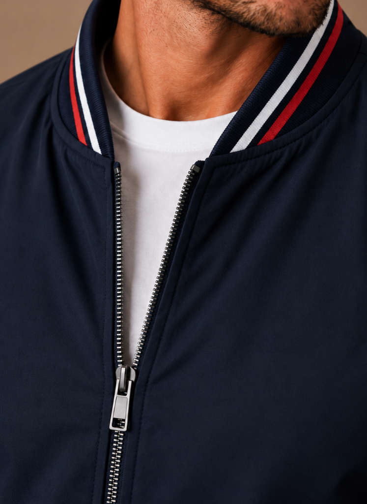 Men's Lightweight Bomber Jacket – Casual Zip-Up Summer | Areleon