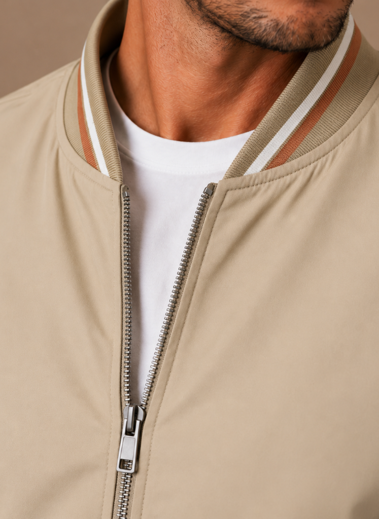 Men's Lightweight Bomber Jacket – Casual Zip-Up Summer | Areleon