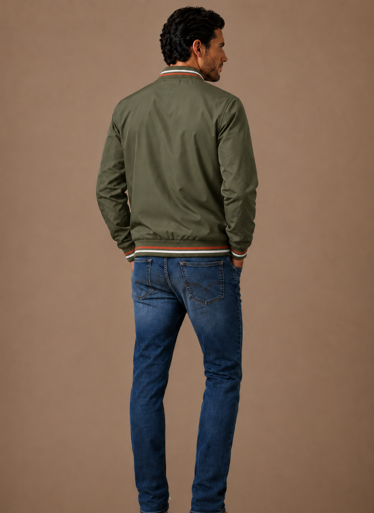Men's Lightweight Bomber Jacket – Casual Zip-Up Summer | Areleon