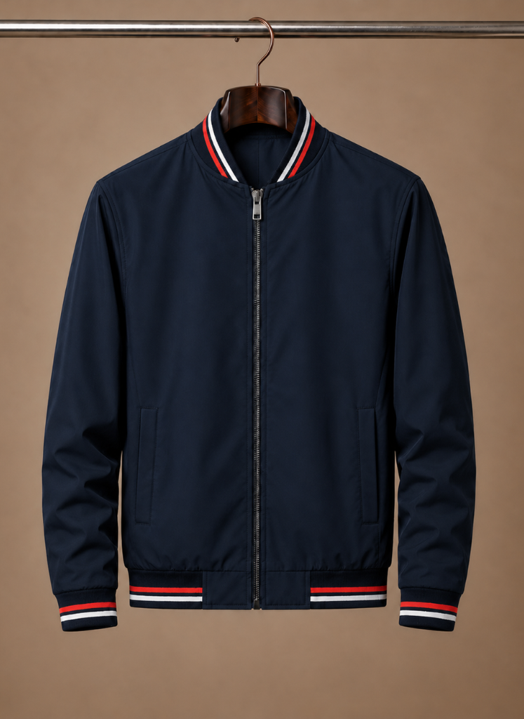 Men's Lightweight Bomber Jacket – Casual Zip-Up Summer | Areleon