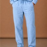Men's Linen Cotton Set – Shirt & Trousers Smart Casual | Areleon