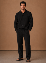 Men's Linen Cotton Set – Shirt & Trousers Smart Casual | Areleon