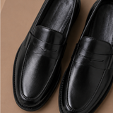 Men's Leather Penny Loafers – Smart Casual Classic | Areleon