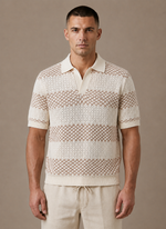 Men's Striped Polo Shirt – Premium Smart Casual Fit | Areleon