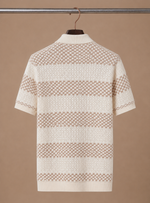 Men's Striped Polo Shirt – Premium Smart Casual Fit | Areleon