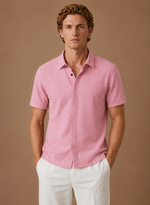 Men's Short Sleeve Linen Cotton Shirt – Smart Casual | Areleon
