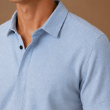 Men's Short Sleeve Linen Cotton Shirt – Smart Casual | Areleon