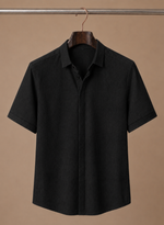 Men's Short Sleeve Linen Cotton Shirt – Smart Casual | Areleon