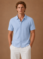 Men's Short Sleeve Linen Cotton Shirt – Smart Casual | Areleon