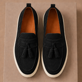 Men's Tassel Loafer Sneakers – Suede Casual Slip-On | Areleon