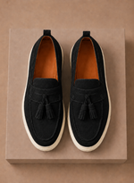 Men's Tassel Loafer Sneakers – Suede Casual Slip-On | Areleon