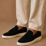 Men's Tassel Loafer Sneakers – Suede Casual Slip-On | Areleon