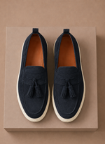 Men's Tassel Loafer Sneakers – Suede Casual Slip-On | Areleon