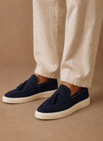 Men's Tassel Loafer Sneakers – Suede Casual Slip-On | Areleon