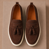 Men's Tassel Loafer Sneakers – Suede Casual Slip-On | Areleon