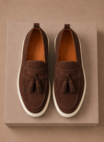 Men's Tassel Loafer Sneakers – Suede Casual Slip-On | Areleon