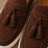 Men's Tassel Loafer Sneakers – Suede Casual Slip-On | Areleon