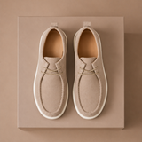 Men's Moc-Toe Lace-Up Suede Shoes – Casual Everyday | Areleon