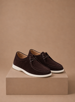 Men's Moc-Toe Lace-Up Suede Shoes – Casual Everyday | Areleon