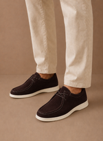 Men's Moc-Toe Lace-Up Suede Shoes – Casual Everyday | Areleon