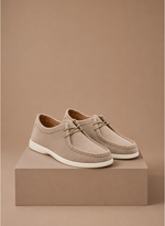 Men's Moc-Toe Lace-Up Suede Shoes – Casual Everyday | Areleon