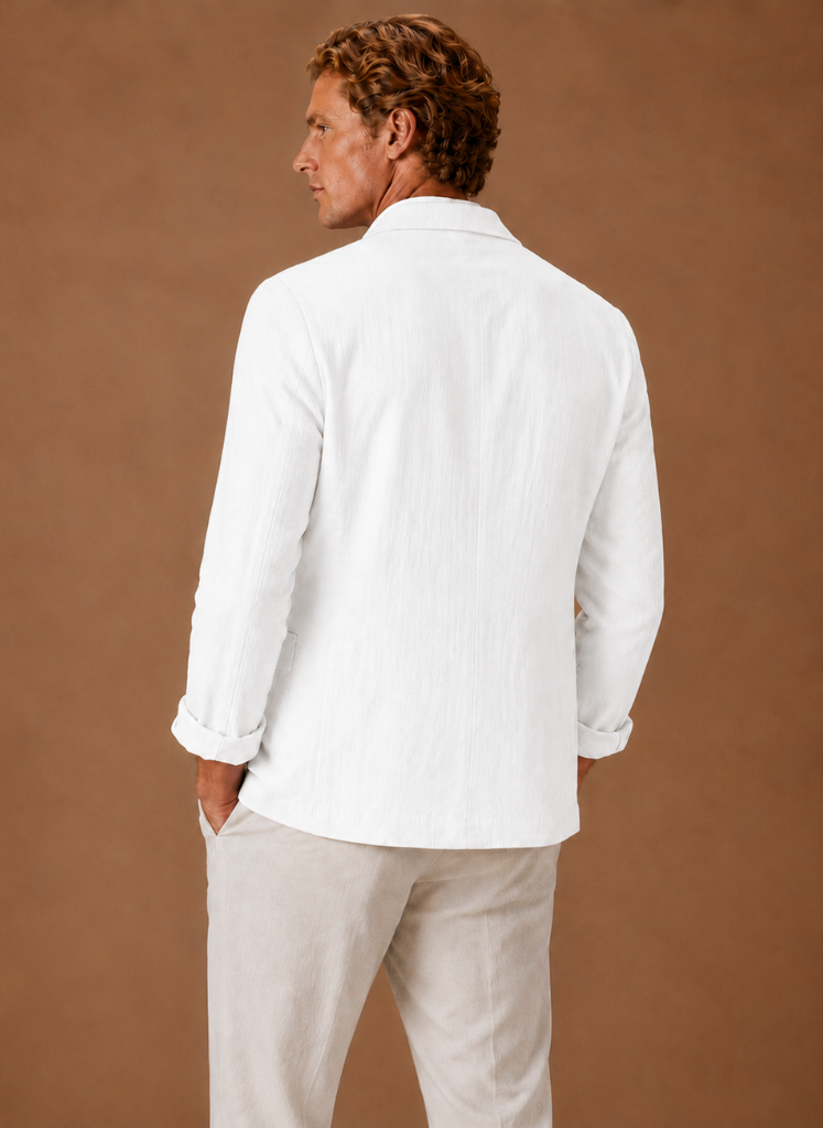 Men's Linen Blazer – Tailored Smart Casual Lightweight | Areleon