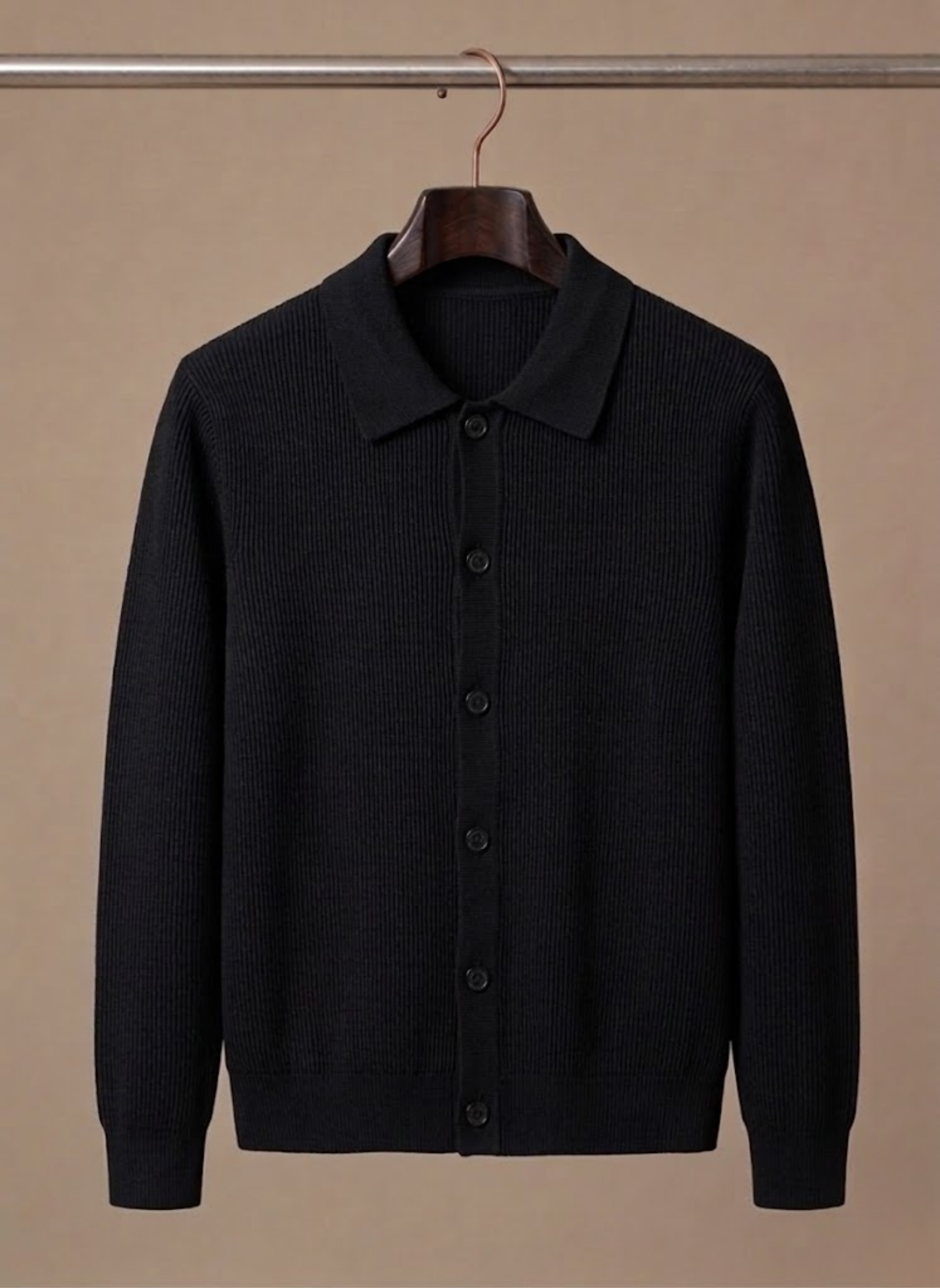 Men's Knit Cardigan – Breathable Smart Casual Layer | Areleon