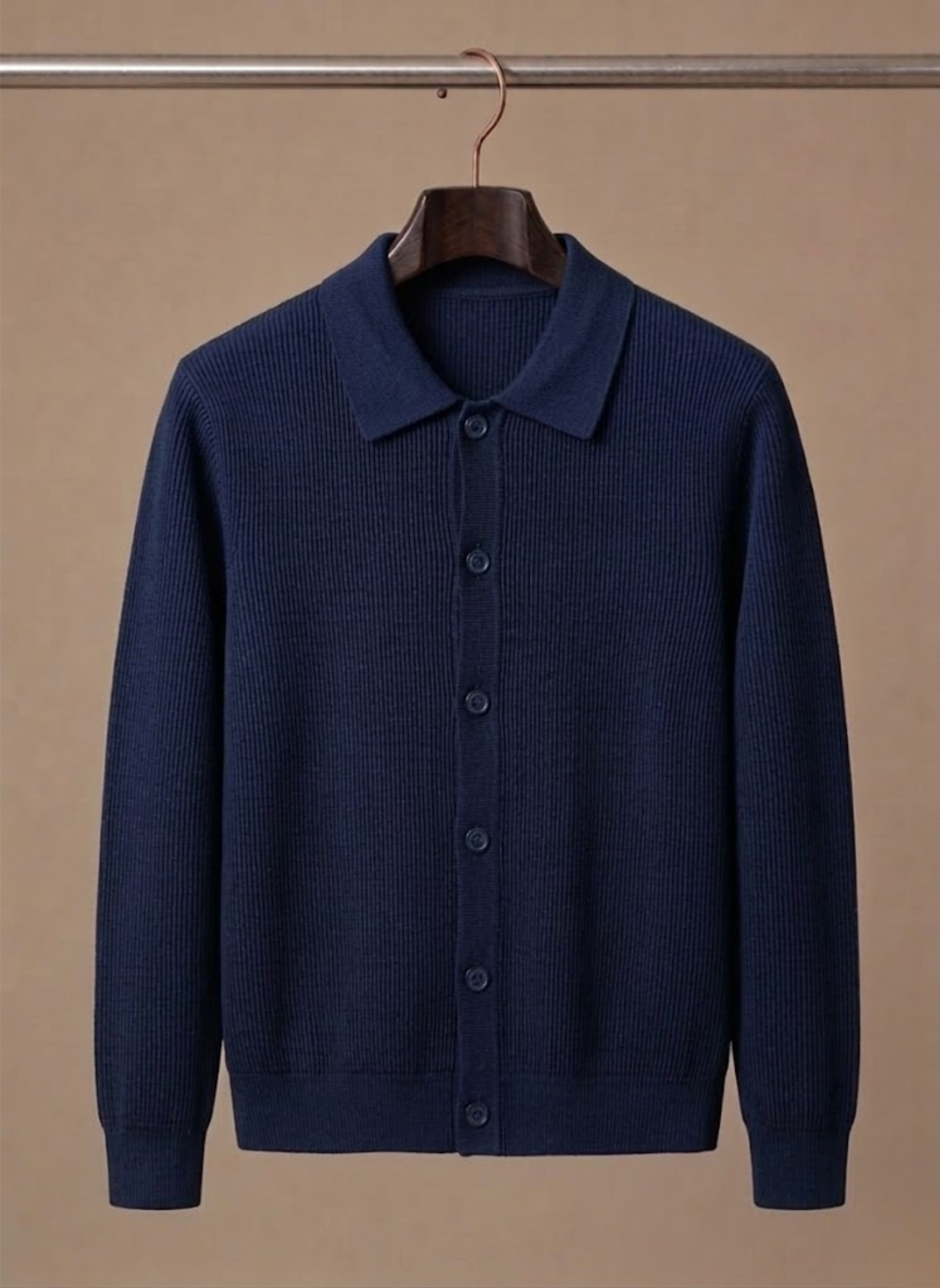 Men's Knit Cardigan – Breathable Smart Casual Layer | Areleon